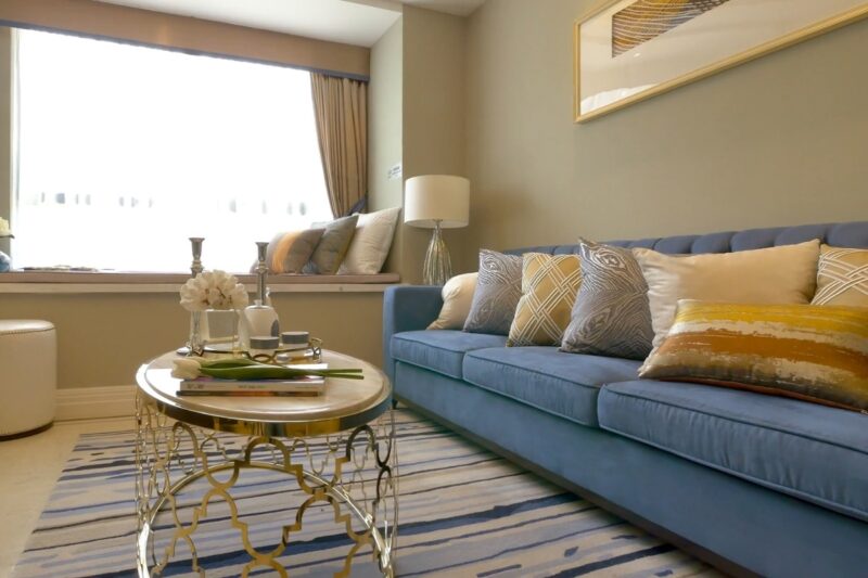 prikaz nameštaja u dnevnoj sobi