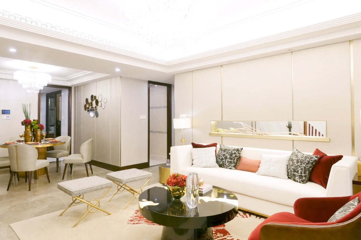 prikaz nameštaja u dnevnoj sobi